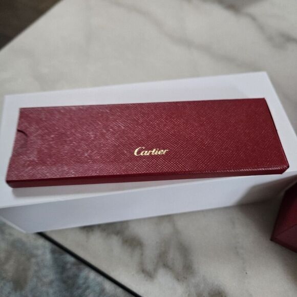 Cartier Round Sunglasses Eyewear Signature C de Cartier CT0156S Gold Auth w/Case main image 7